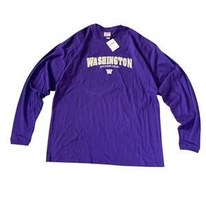NWT Washington Huskies Vintage Long Sleeve T-Shirt - 2XL